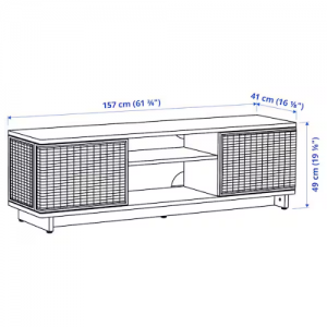 میز تلویزیون ایکیا FRYKSÅS سایز  157x41x49 سانتی