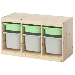 قفسه نظم دهنده ایکیا TROFAST سایز 93x44x52