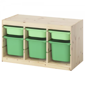 قفسه نظم دهنده ایکیا TROFAST سایز 93x44x52