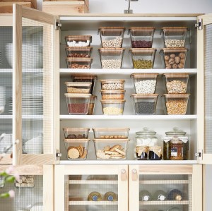 درب لاستیک دار ظروف IKEA 365+، بامبو