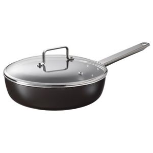 ماهیتابه۲۴سانتی با درب شیشه ای روکش نچسب ایکیا GULDÖRING  