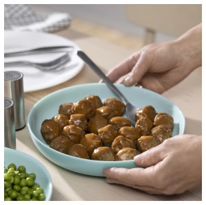 VITBLECKA plate, turquoise, 21 cm  - IKEA