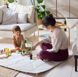 باکس نظم‌دهنده تاشو گرجسیمویس ایکیا مدل GREJSIMOJS بژ