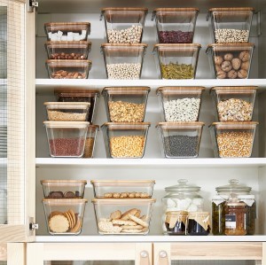 درب لاستیک دار ظروف IKEA 365+، بامبو