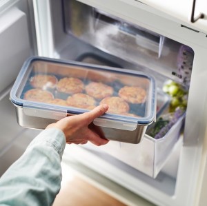 درب ظرف نگهدارنده ایکیا مدل IKEA 365+ بزرگ مستطیلی پلاستیکی