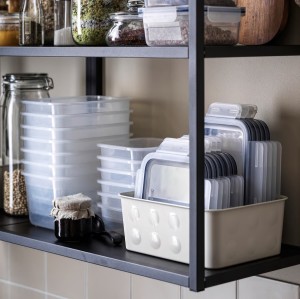 درب ظرف نگهدارنده ایکیا مدل IKEA 365+ مستطیلی پلاستیکی
