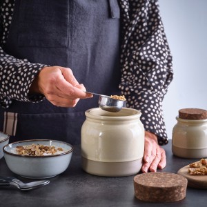 ظرف دردار BRUGDHAJ ایکیا، بژ 1 لیتری | دکوری و کاربردی