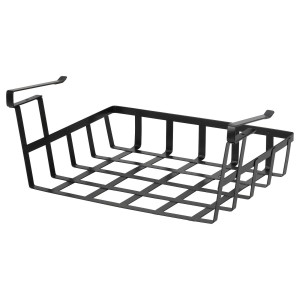 سبد نظم‌دهنده PÅLYCKE ایکیا | سبد گیره‌ای داخل کابینت و زیر قفسه، رنگ آنتراسیت