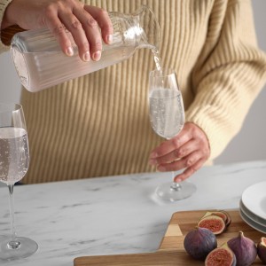 پارچ طرح‌دار ایکیا مدل VARDAGEN شیشه شفاف 1 لیتری