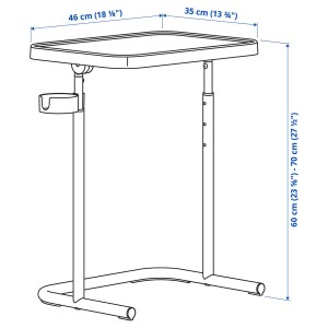 پایه لپ تاپ BJÖRKÅSEN (بیورکوسن) ایکیا – رنگ آنتراسیت