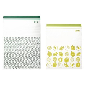 کیسه زیپ دار طرح دار ایکیا ISTAD مجموعه 30 عددی