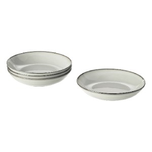 بشقاب خورشت خوری 21 سانتی ایکیا GLADELIG  پک ۴ عددی