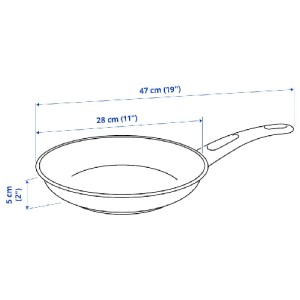 ماهیتابه 28 سانتی ایکیا HEMLAGAD نچسب