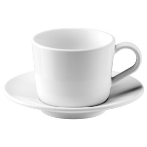 فنجان 0.13 لیتری ایکیا IKEA 365+ با نعلبکی