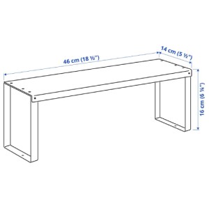 شلف کابینت 46 در 14 سانتی ایکیا VARIERA