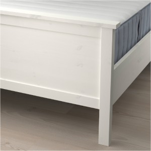 تخت خواب با تشک ایکیا HEMNES یک نفره