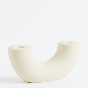 شمعدان سرامیکی H&M دو شاخه