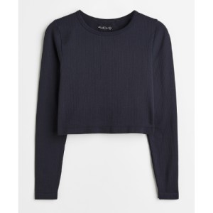 کراپ تاپ ورزشی H&M آستین بلند