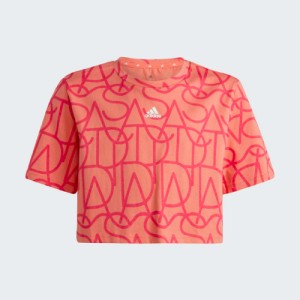 تی شرت نخی کراپ آدیداس Brand Love بچه‌گانه