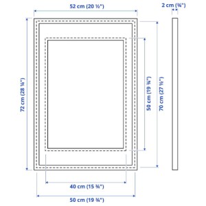 قاب عکس 50 در 70 ایکیا KNOPPANG