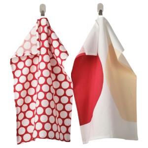 دستمال آشپزخانه ایکیا SNOKRABBA سایز 45 در 60 پک 2 عددی