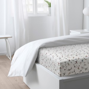 ملحفه فیت تشک ایکیا LJUSOGA سایز 160 در 200