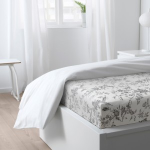 ملحفه فیت تشک ایکیا ALVINE KVIST سایز 160 در 200