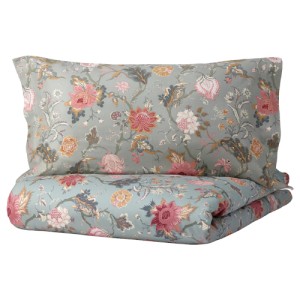 ست روکش لحاف و روبالشی ایکیا NASSELKLOCKA سایز 150x200 و 50x80