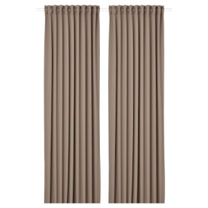 پرده جفت ایکیا MAJGULL تاریک کننده، سایز 145 در 300