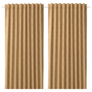 پرده جفت ایکیا PRAKTROLLIKA تاریک کننده، سایز 145 در 300