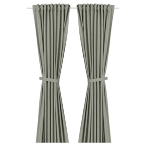 پرده جفت ایکیا LENDA سایز 140 در 300