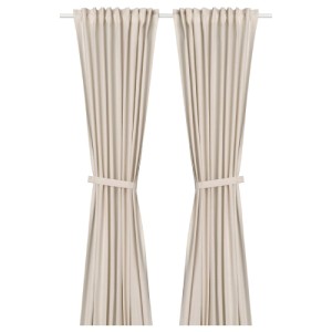 پرده جفت ایکیا LENDA سایز 140 در 300