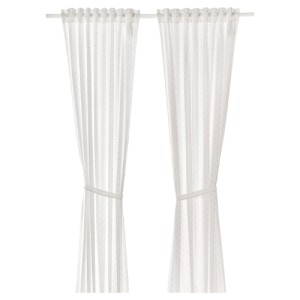 پرده جفت ایکیا LEN مناسب کودک سایز 120x300