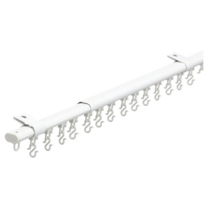 میل پرده ریلی تکی ایکیا FRAMFUSIG با گلایدر 100-180 سانتی