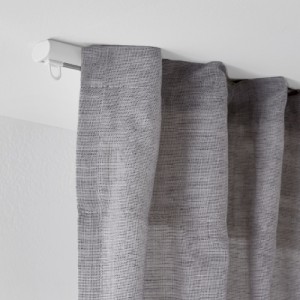 میل پرده ریلی تکی ایکیا VIDGA با گلایدر 100-180 سانتی