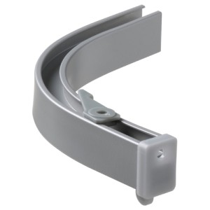 قطعه گوشه میل پرده ریلی تکی ایکیا VIDGA