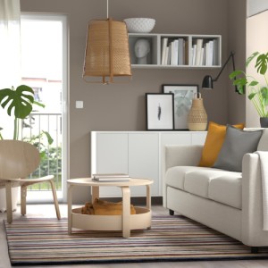 فرش پرز کوتاه دستبافت ایکیا ELLJUSSPAR سایز 170 در 240