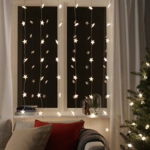 ریسه LED با 48 چراغ ایکیا STRALA پرده ای