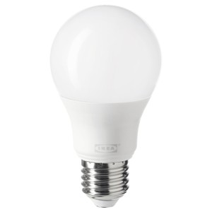 چراغ حبابی LED پایه E27 ایکیا TRADFRI هوشمند 806lm