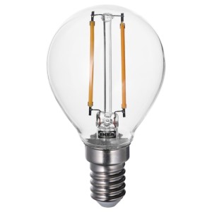 چراغ حبابی LED پایه E14 ایکیا LUNNOM با 150 لومن