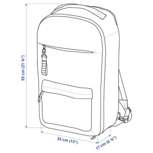 کوله پشتی 36 لیتری ایکیا VARLDENS مسافرتی