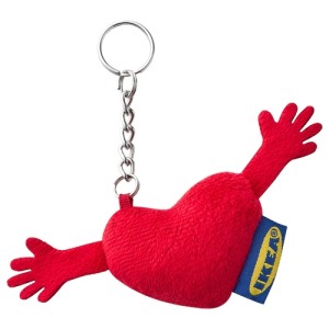 جا کلیدی ایکیا EFTERTRADA طرح قلب