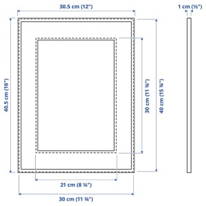 قاب عکس 30 در 40 ایکیا LOMVIKEN