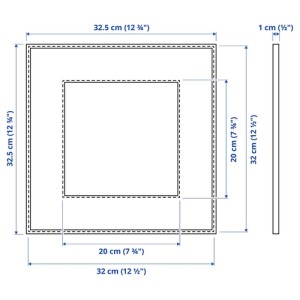 قاب عکس ایکیا LOMVIKEN سایز 32 در 32