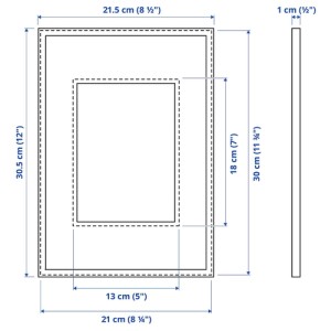 قاب عکس ایکیا LOMVIKEN سایز 21 در 30