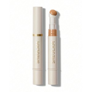 SHEGLAM Complexion Boost Concealer-Honey Sponge-Head Applicator Matte Liquid Concealer Long Lasting Brightening Color Corrector Weightless All-Day Long Lasting Hydrating