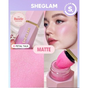SHEGLAM Color Bloom Liquid Blush-Petal Talk Liquid Blush Liquid Waterproof Long Lasting High Pigment Non-Fading Natural Lasting Glow Lightweight Face Makeup