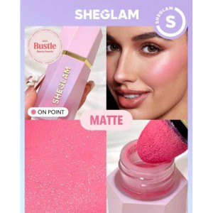 SHEGLAM Color Bloom Liquid Blush-On Point Liquid Blush Liquid Waterproof Long Lasting High Pigment Non-Fading Natural Lasting Glow Lightweight Face Makeup