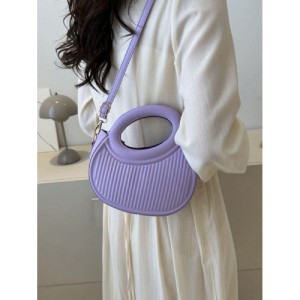 Fashion rose red niche design French gentle lady new trend commuter dating hand-held one-shoulder cross-body women's bag