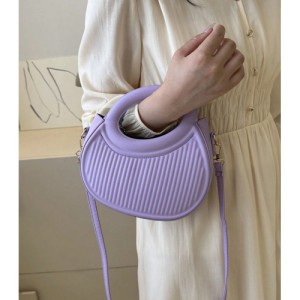 Fashion rose red niche design French gentle lady new trend commuter dating hand-held one-shoulder cross-body women's bag